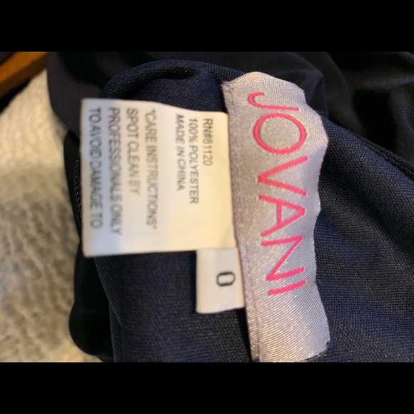 Buy today!  JOVANI Dress❤️Stunning, Illusion Side - Picture 8 of 11